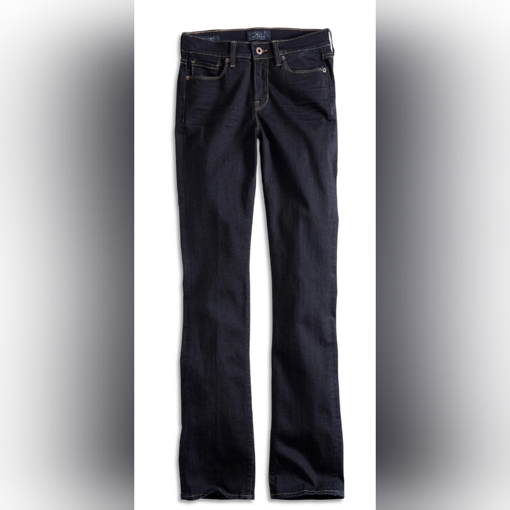 Lucky Brand Dark Wash BROOKE Boot Mid Rise Stretch Jeans 29 / 6